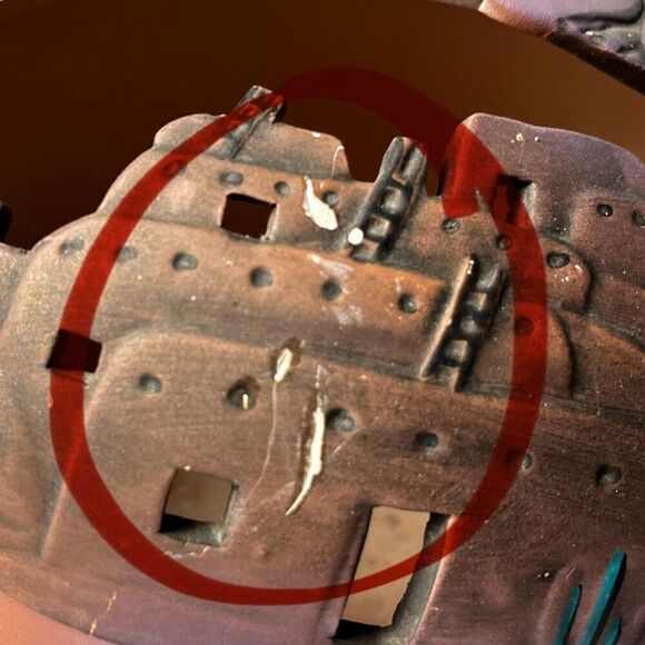 Hull Clayworks Southwestern Native American Hand Painted Clay Pottery Vase Signe - Picture 3 of 8